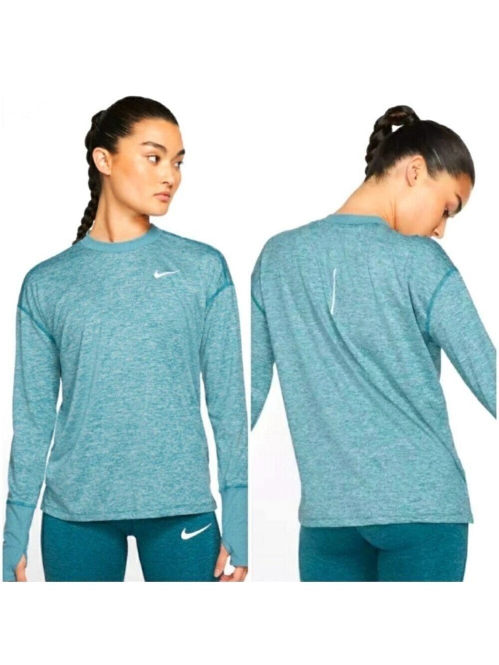 Nike Thermal Sphere Element Running Dri-Fit Long Sleeve Athletic Tee